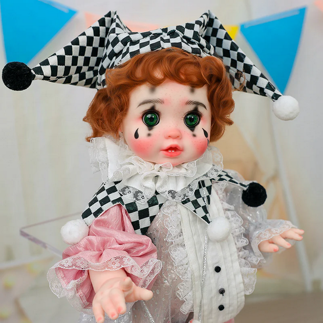 Trendy Toy Clown Doll 18 inch Collectible Hand Painted