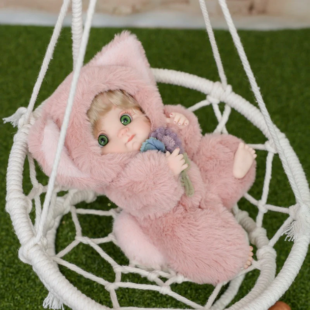 Premium Plush Fox Baby Doll 10 inch Ultra-Soft Animal Costume Toy Dolls Name Coco