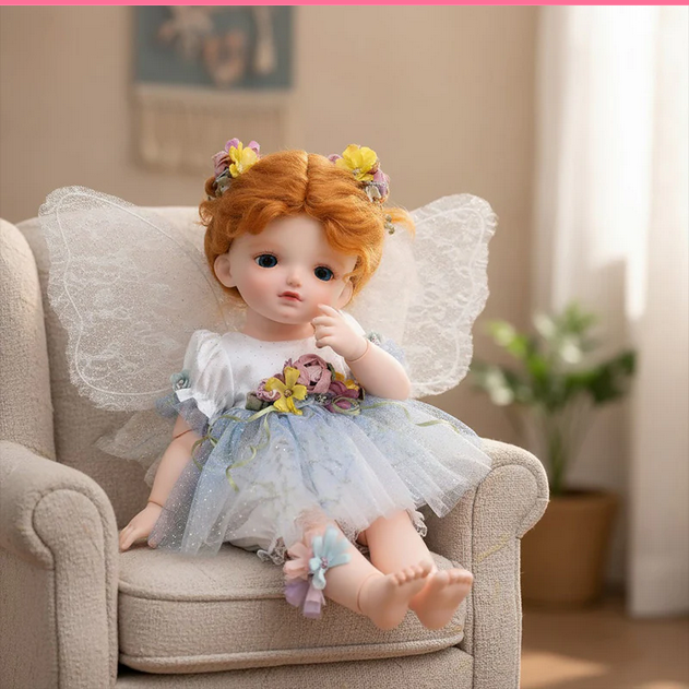 20 inch Adorable Vinyl BJD Girl Toddler Doll for Kids Birthday Gift