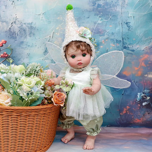 18 Inch Realistic Premium Fairy Reborn Dolls with Pacifier